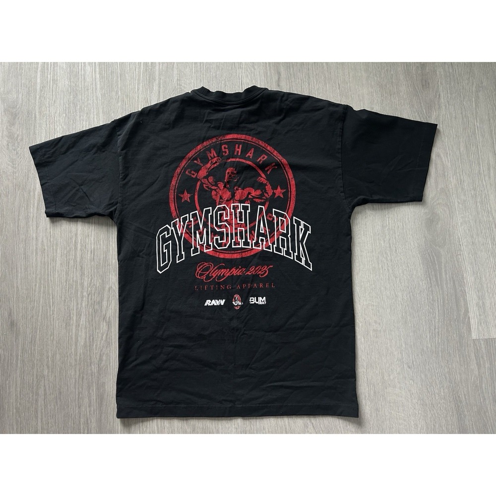 Gymshark x CBUM Raw Nutrition Olympia 2025 T-Shirt Men's Size Small